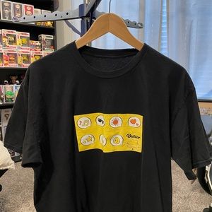 Bts Butter T Shirt Black Yellow Medium/large